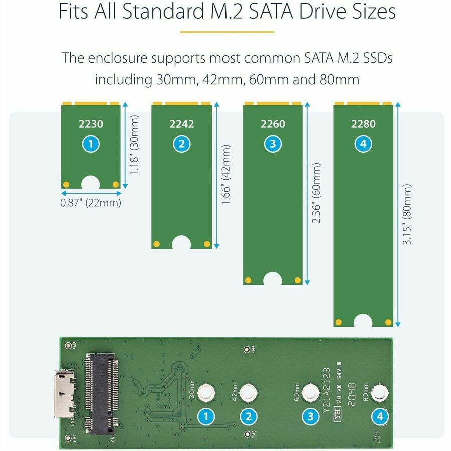 Carcasa M.2 SATA USB 3.1 TAA Carcasa M.2 SATA USB 3.1 TAA